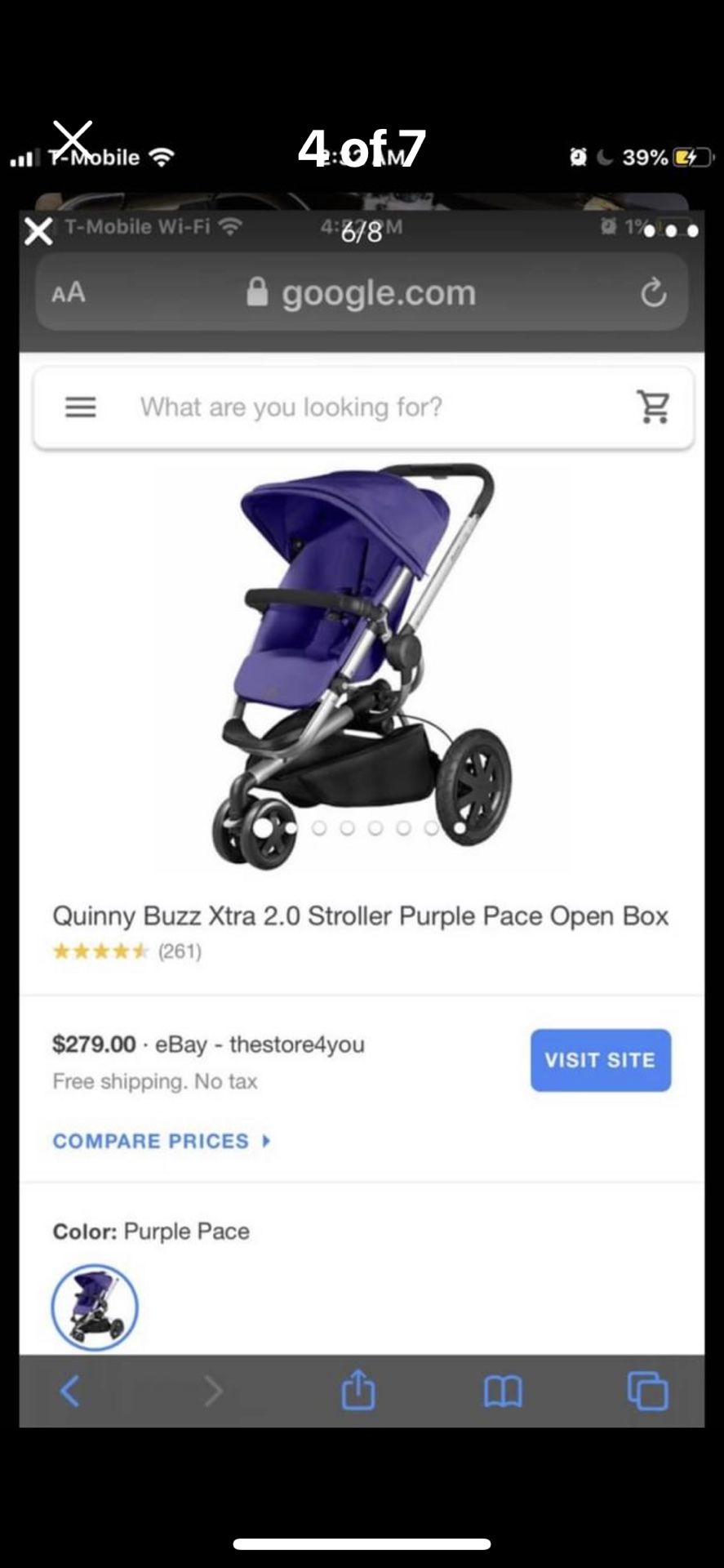 Quinny Buzz Xtra 2.0 Stroller Purple