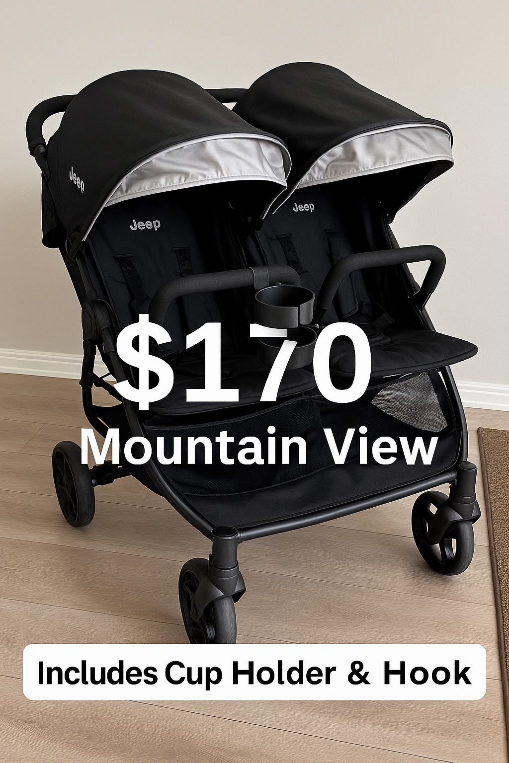 Pending Sale🍼 Jeep Destination Ultralight Double Stroller – Excellent Condition