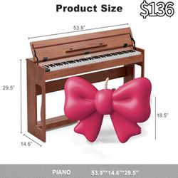 😀 UMOMO 88 Weighted Key Digital Piano with Beginner Keyboard Piano Full Size Heavy Hammer Weighted Action Electric Piano Keyboard with USB MIDI