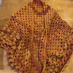 Crocheted Handmade Shaw 