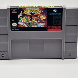 Super Nintendo Battletoads In Battlemaniacs SNES Video Game