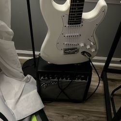 Guitar With Amplifier For Sale. 