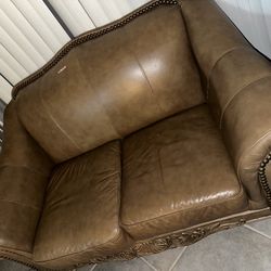 Leather Sofa Set