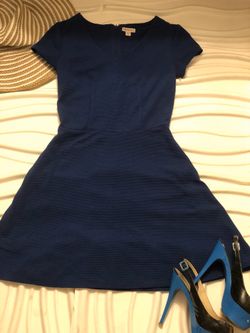 Short Blue Dress, stretch, Size XS $7