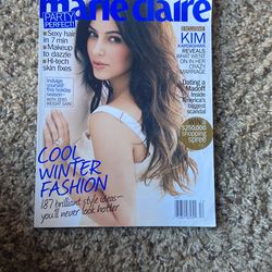 Marie Claire Magazine Kim Kardashian