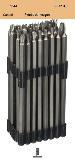 Cal Hawk Tools CSDB32L Extra Long Security Bit Set (32 Piece), 6" $15