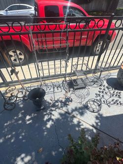 All metal yard decor for $60