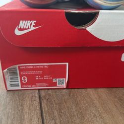Nike University Blue low dunk, used, decent condition 