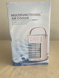 Multifunctional Air Cooler, white, large space air supply, 7W, 1400ml capacity
