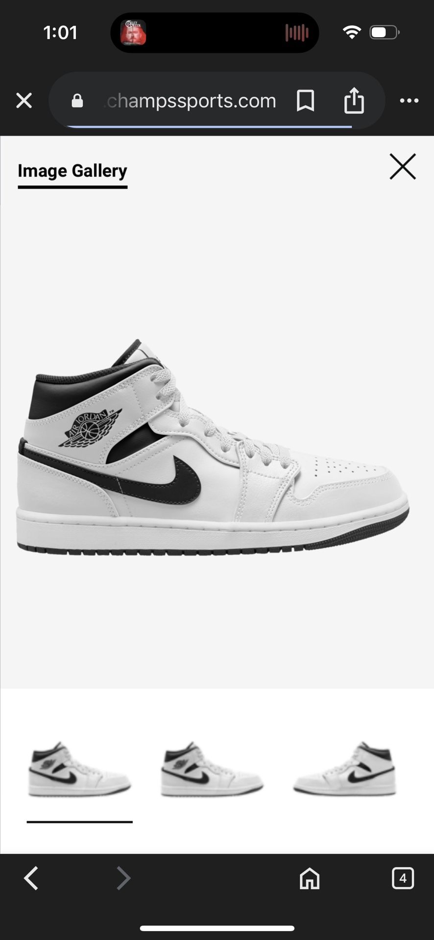 Jordan AJ 1 Mid Size 8