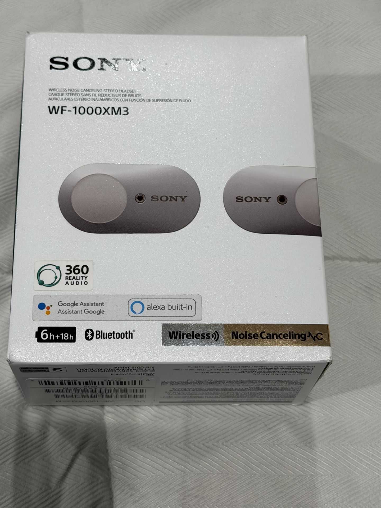Sony WF-1000XM3 Wireless Noise Canceling Headset