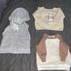 3 Baby hoodies