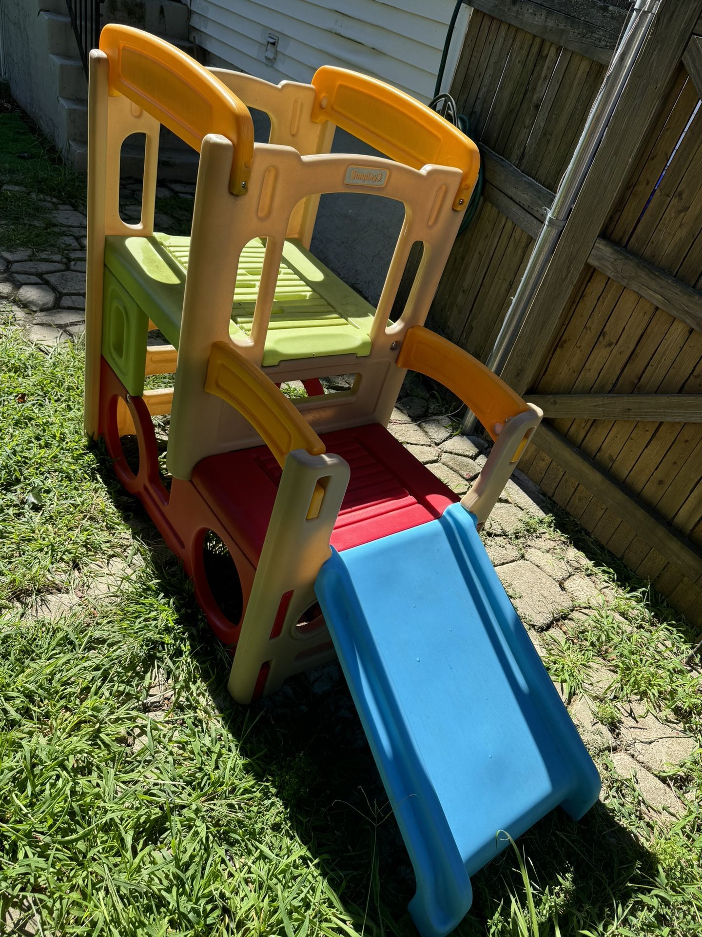 Playground Slide And Climber Playset