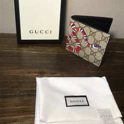 Gucci Brown GG King Snake Wallet 