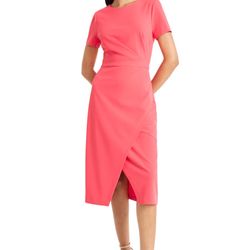 Maggy London Pink Penny Tailored Dress Size 8 Medium