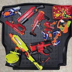 Nerf Lot. Excellent Condition Only Used A Handful Of Times 
