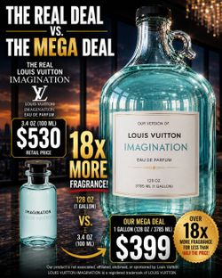 IMAGINATION ONE GALLON OUR PREMIUM EXACT VERSION OF THE ORIGINAL PARFUM LASTS LONGER