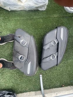 Harley Davidson hard leather bags