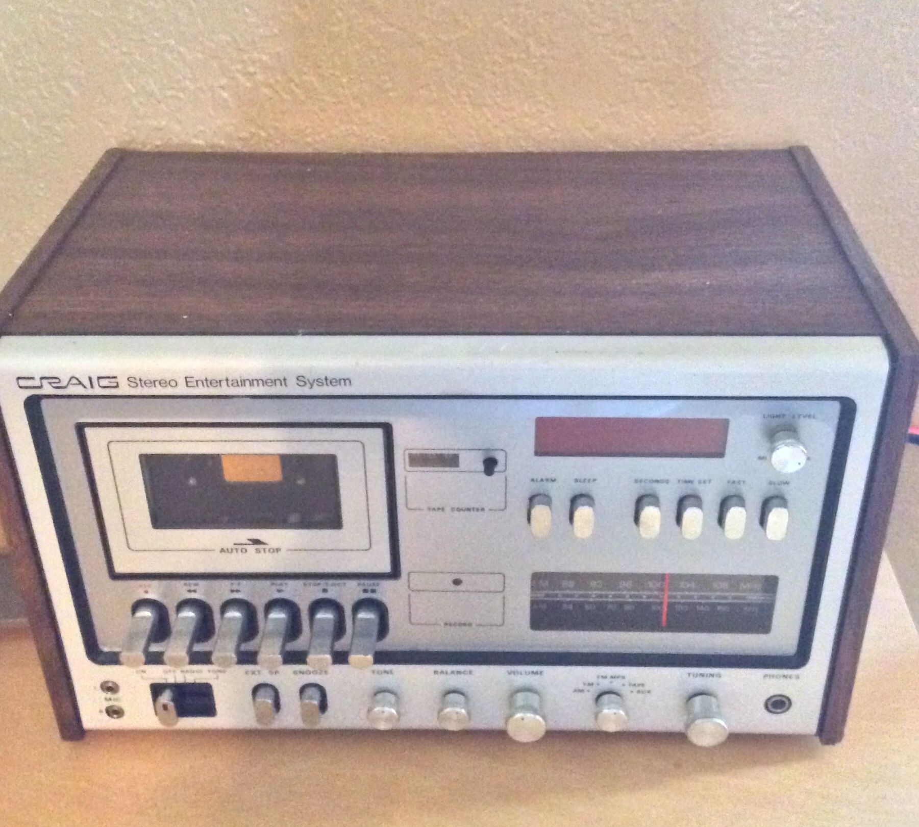 Vintage Craig stereo/entertainment system