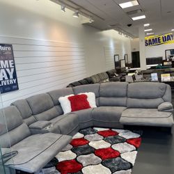 COMFY NEW ALEJANDRA RECLINING SECTIONAL SOFA ON SALE ONLY $1199. IN STOCK SAME DAY DELIVERY 🚚 EASY FINANCING 