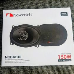 Nakamichi 4x6 Audio Speakers Brand New In The Box 