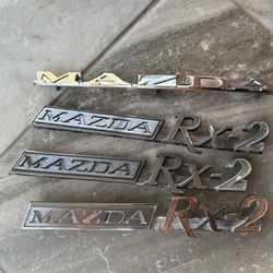 Mazda Rx2 Emblems 