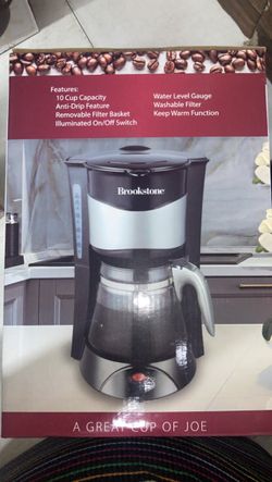 10 Cup Drip Coffee Machine