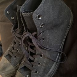 All Black Converse 