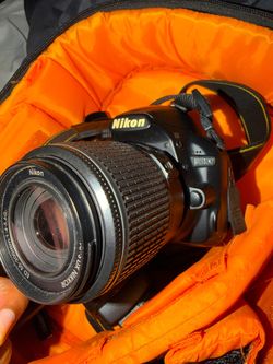 Nikon D3100 DSLR Camera Bundle – 2 Lenses, Flash, Charger & Camera Bag