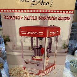 Kitchen Ace  Popcorn Maker  New 