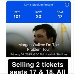 Morgan Wallen Tickets 8/1/25