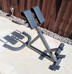 GREAT PRICE! Hyperextension Bench with Dip bars