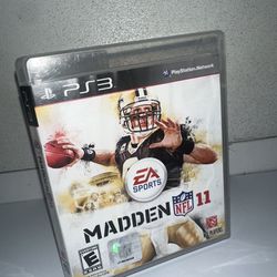 Madden NFL 11 (Sony PlayStation 3, 2010) Complete And Tested 