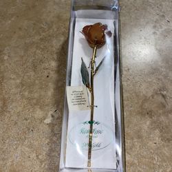 24k Gold Dipped Rose