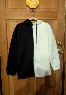 SXV "Two Tone Halloween" Printed Cool Aesthetic Sweatshirt Hoodie. 