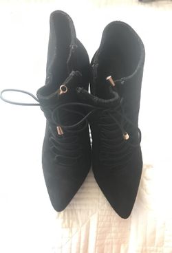 Black ankle boots
