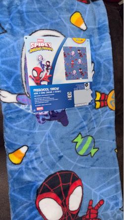 Spider man kid blanket