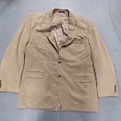 Ralph Loren Tan Polyester Jacket Size 44 Xl.
