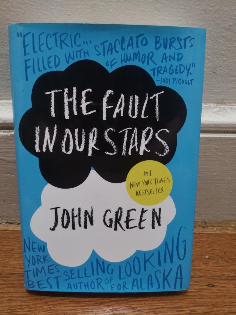 New York Times Best Selling Author John Green Hard Cover Book The Fault In Our Stars.