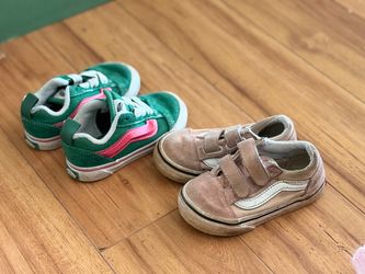 Toddler vans shoes size 6c