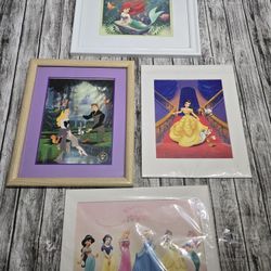 DISNEY PRINCESS MATTED & FRAMED LITHOGRAPH PRINTS VINTAGE PRICED INDIVIDUALLY OR ALL FOR $50
Individual:
Multi princess matted print $10
Belle matted 