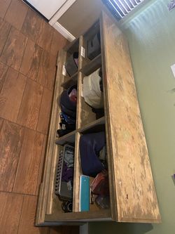 cabinet and TV stand