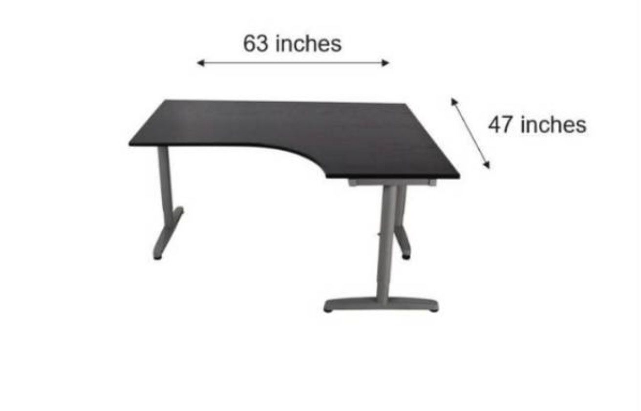 IKEA Galant Adjustable Height Corner Desk