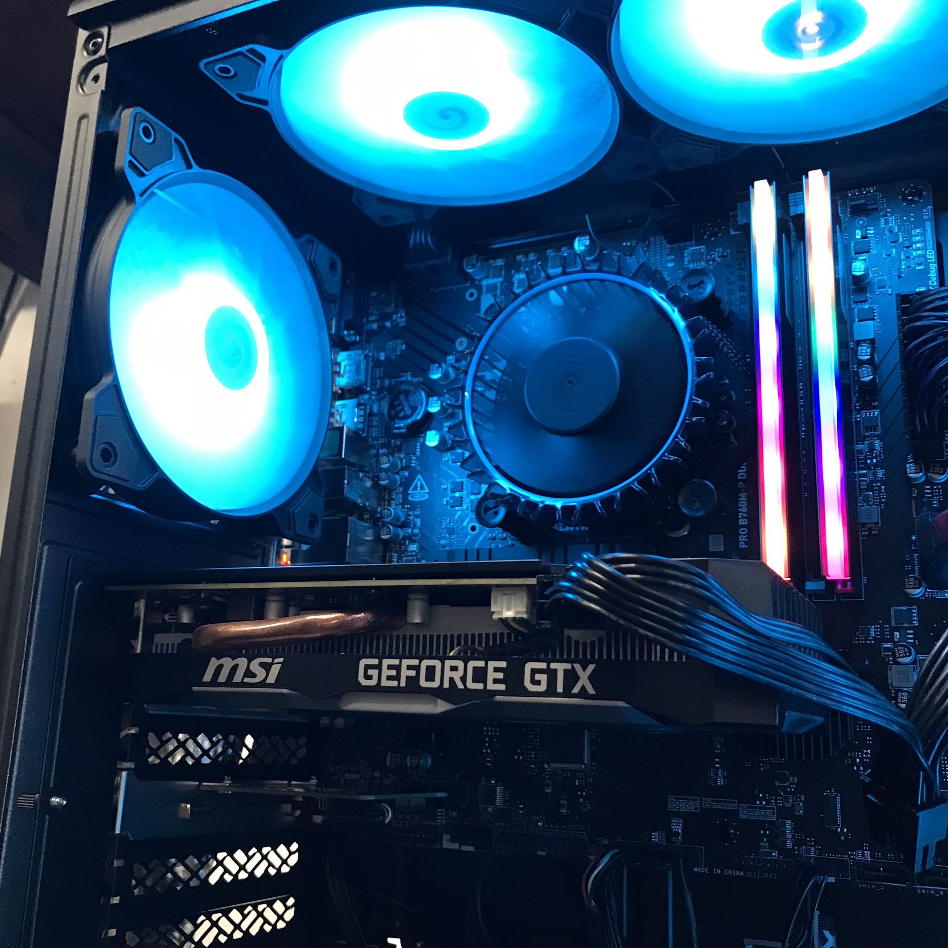 Intel Core i5-12400 GTX 1660 Ti 1TB SSD • 32GB RAM GAMING PC Video Editing Music Computer Studio streaming Day Trade