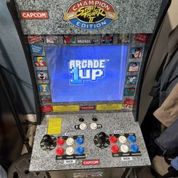 Arcade 1up Street Fighter 2 Championship Edition - 3 Games
