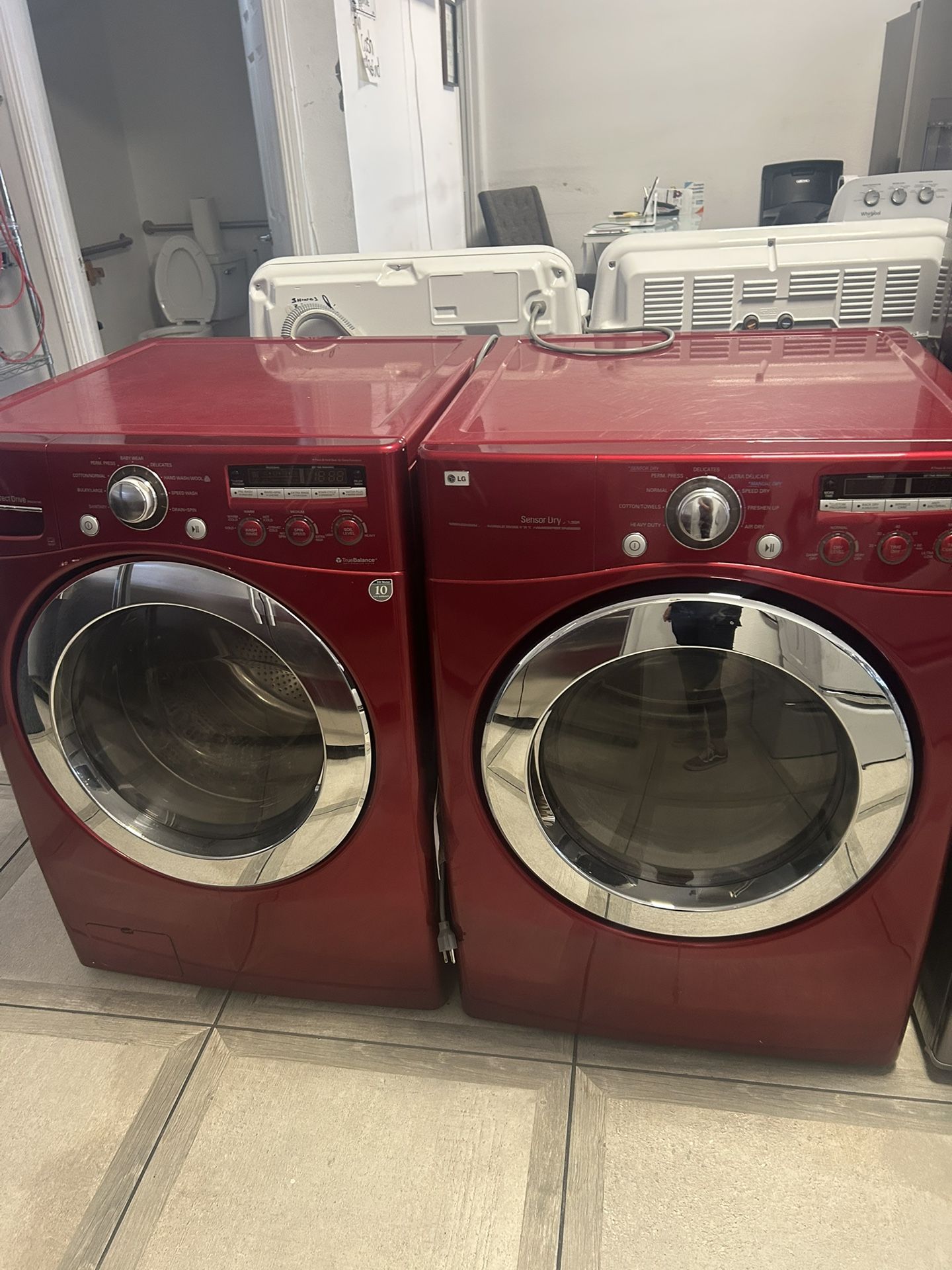 Lg Washer And Gas Dryer Set