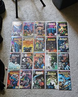 DC Batman Knightfall Comic Book Lot Complete (20 Issues)