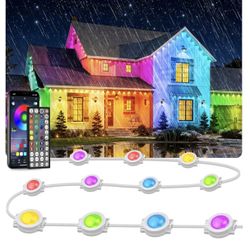 Permanent Outdoor Lights,200FT RGB Waterproof Lights for House,IP67 Smart LED Light with App/Remote Control for Garden Decor,Party,Holidays,Birthday