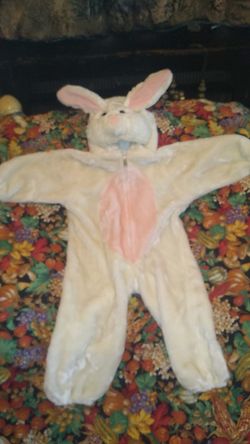 Bunny costume size small fits 2-3