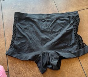 Juicy Couture Black Boy Shorts